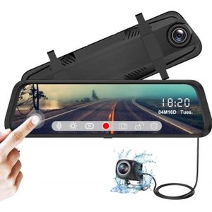 Cam/éra de Voiture Grand Angle Cam/éra Avant et Cam/éra Arri/ère /Étanche 【2019 Nouvelle Version】CHORTAU Dashcam Voiture R/étroviseur /Écran Tactile de 4,8 Pouces Full HD 1080P Syst/ème de Stationnement