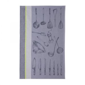 Lot De 2 Torchons Imprimés VINS - Coton Absorbant, Motif Vin Blanc Et Vin Rouge - Idéal Cadeau Avec Une Bouteille