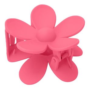 BARRETTE - CHOUCHOU (Rose Rouge)Styling Flower Claw Clip Big Flower Ha
