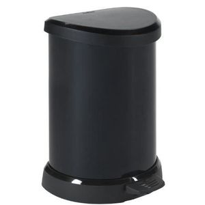 Curver 5L en acier inoxydable en plastique imitation cuisine salle de bain poubelle à pédale-free p&p