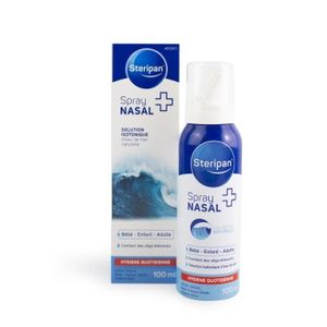 SPRAY NASAL Spray Nasal - Steripan - Solution Isotonique à  L'Eau de Mer Naturelle - Bébé/Enfant/Adulte - 100 ml