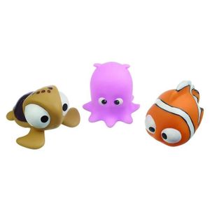 JOUET DE BAIN Aspergeurs TIGEX Nemo - Set de 3 personnages grand format