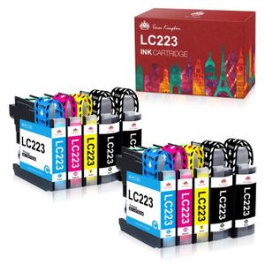 ✓ Pack compatible BROTHER LC-223, 4 cartouches couleur pack en stock -  123CONSOMMABLES
