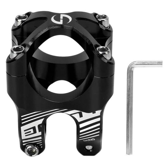 Potence De Vélo BMX Courte - Aluminium - 22,2 Mm - Argent