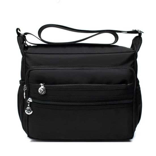Bolongaro Trevor - Borsa a tracolla multitasche in pelle nera | ASOS