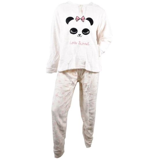 Pantalon pyjama en polaire outlet