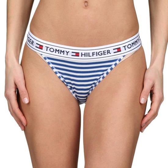 Culotte femme Tommy Hilfiger Uw0uw02061 Bikini Bleu