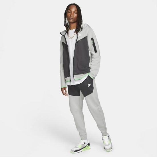 Pantalon nike sales tech fleece gris