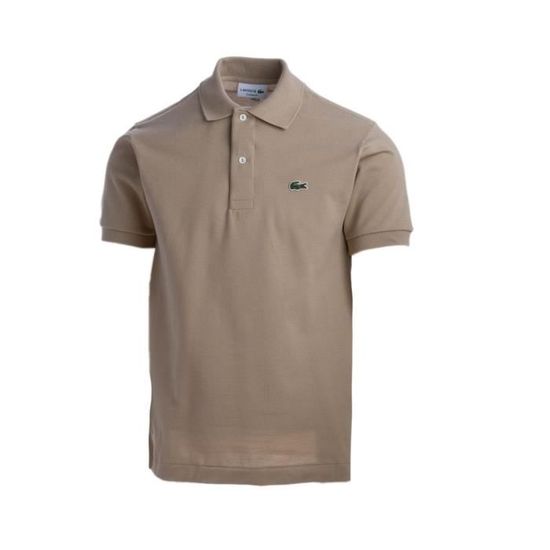 Polo lacoste beige homme deals