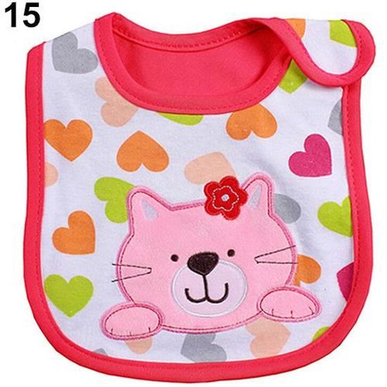 Nouveau Ne Enfant Bebe Garcon Fille Enfants Bavoirs De Bande Dessinee Impermeable Salive Serviette Belle Chat Cdiscount Puericulture Eveil Bebe