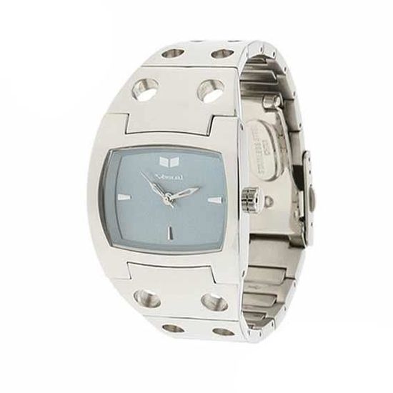 Montre VESTAL Mini DESTROYER 007 Polished Silver Blue 5ATM