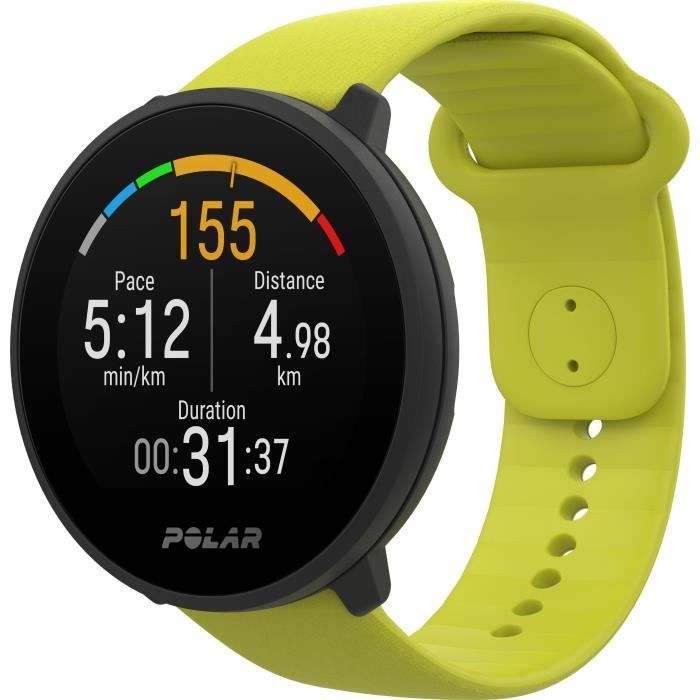 POLAR Unite - Montre fitness étanche avec GPS - S/L - Lime