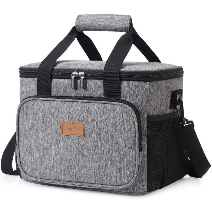 Lifewit 15L (24 Canette) Sac Isotherme Lunch Bag, Sac-Glacière Cooler Bag Sac de Repas pour Déjeuner/Travail/Ecole/Plage/Pique-Nique