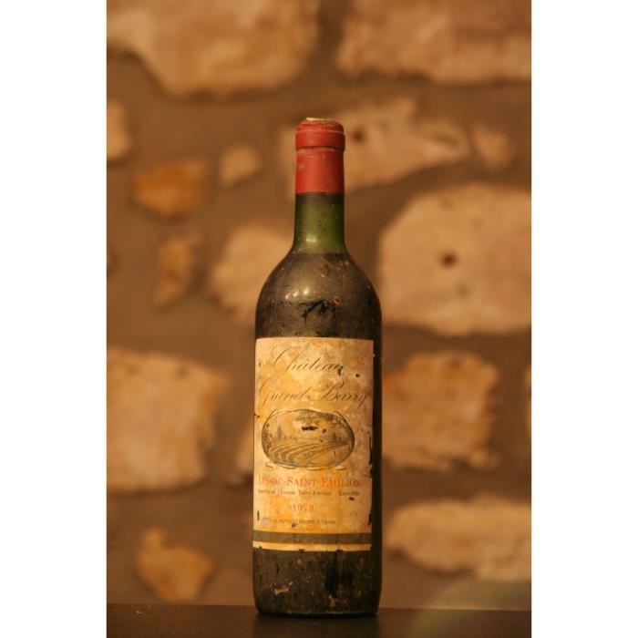 Vin rouge, Lussac St Emilion, Château Grand Barry 1979 Rouge