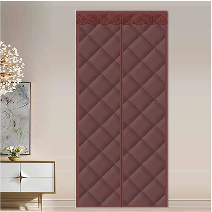 Dfgcnk Thermique Isolation Phonique Rideau De Porte MagnéTique l'hiver,Rideau Isolant Anti Froid Coupe-Vent Porte D'EntréE Auto 522