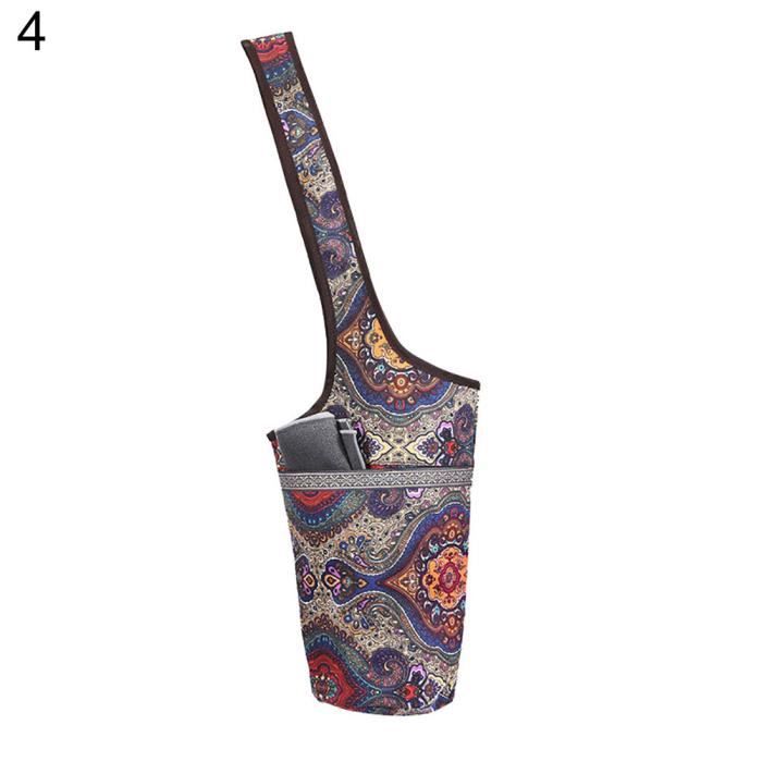 Mode Casual Tapis de Yoga Transporteur Toile Fitness Sport Fournitures Transporter Sac à Bandoulière A314