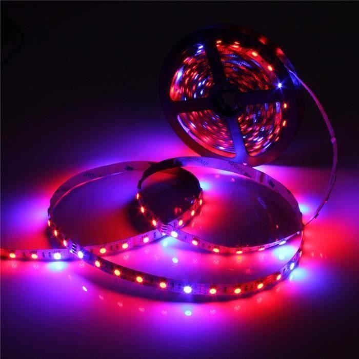 5050 Grow LED Bande Lumière Aquarium Hydroponique Plante Rouge 3M