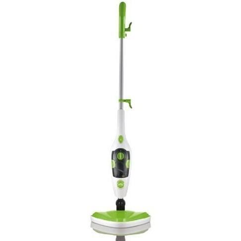 CLEANmaxx 08337 Balai Vapeur 5 en 1 - Nettoyeurs à Vapeur - Main Nettoyeurs à Vapeur - Laveur de Vitres - Nettoyant pour Plancher -