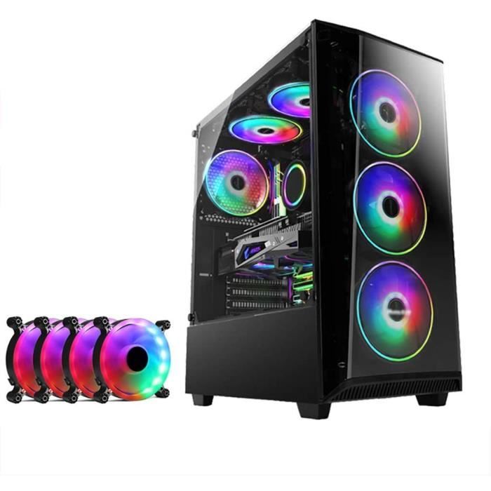 BOITIER PC PANNEAUX LATERAUX er Aerocool MidTower ATX MATX ITX PC Gaming Computer Case 4MM Trempeacute Panneau Lateacuteral 570