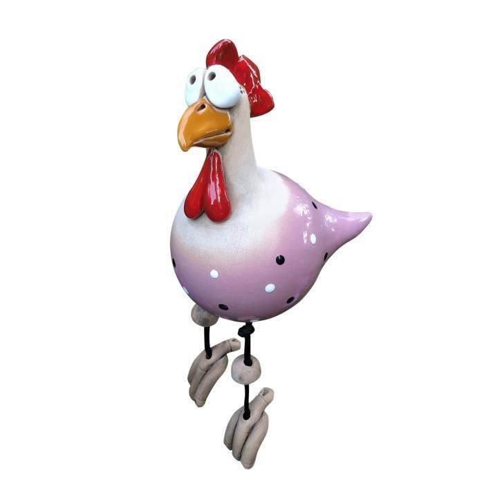 Objet Decoratif Decor Chicken Garden Plug Poule Coq Poules Bird Edge Seater Indoor Outdoor Wps210308105Pk