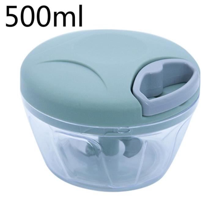 Hachoir manuel,Coupe légumes trancheuse râpes pomme de terre carotte fromage broyeur robot culinaire légumes - Type 500ml Green
