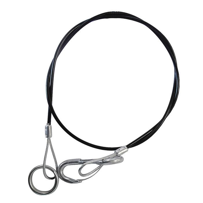Cable de sécurité mousquetons anneau - AUTOBEST