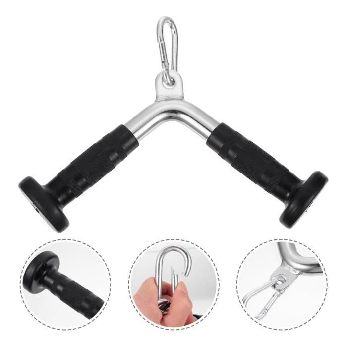 1 pc Barre de tension musculaire arrière levier de équipement de fitness barre pour traction - dip station fitness - musculation