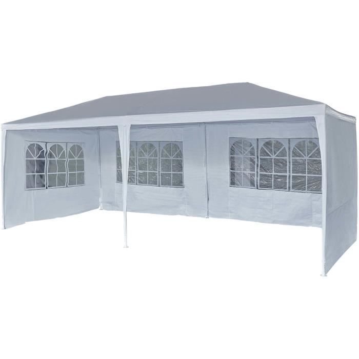 Tente de réception -Carolina 6- - 5.7 x 2.85 x 2.55 m - Blanc