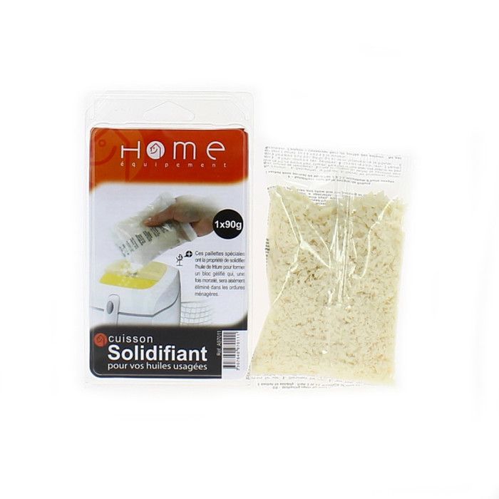 HOME EQUIPEMENT - Solidifiant de bain d'huile pour Friteuse