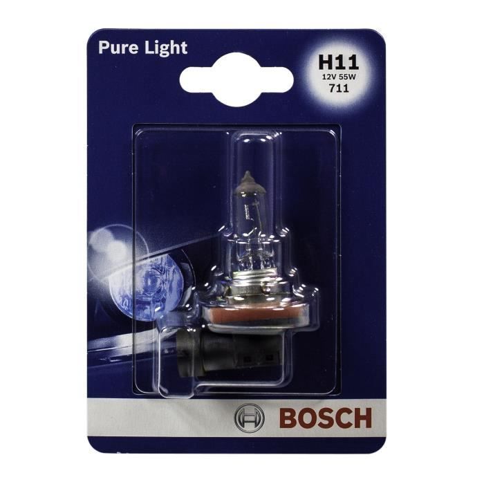 BOSCH Ampoule Pure Light 1 H11 12V 55W