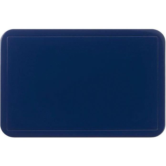 Set de table uni - 43,5x28,5 cm - bleu foncé
