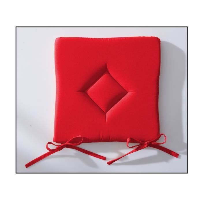 Galette de chaise 40x40 cm today pomme d'amour