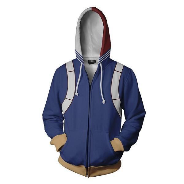 Sweat-shirt imprimé 3D homme,Sweat-shirt My Hero Academia, Costume Cosplay à capuche pour homme, Streetwear, style Hip Hop, 3D, sw