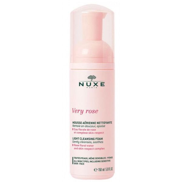 Nuxe Very Rose Mousse Nettoyante Toutes Peaux 150ml