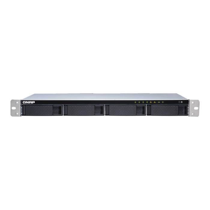 QNAP Serveur NAS TS-431XeU - 4 Baies - Rack montable - SATA 6Gb/s - RAID 0, 1, 5, 6, 10, JBOD, disque de réserve 5 - RAM 8 Go