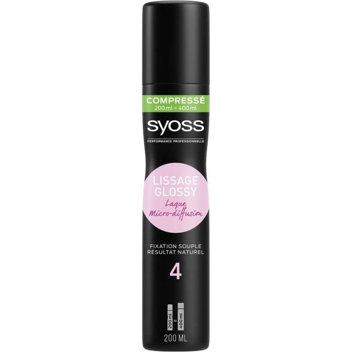 SYOSS Laque Comprèssée - Micro-diffusion - Lissage Glossy - 200 ml