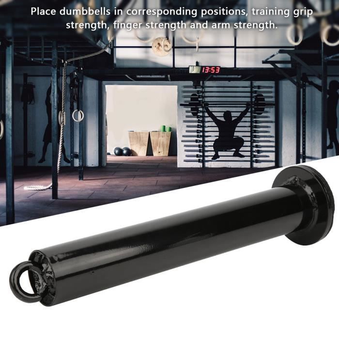 TMISHION Goupille de chargeur Cadre de Support de Tranche d'Haltère Goupille de Chargement de Barre Poids Libre Accessoire-GUA