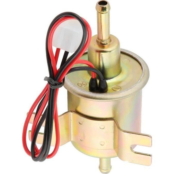 VINGVO Pompe à carburant électrique HEP-02A 12 / 24V pompe à essence électrique basse pression pompe diesel à essence avec kit