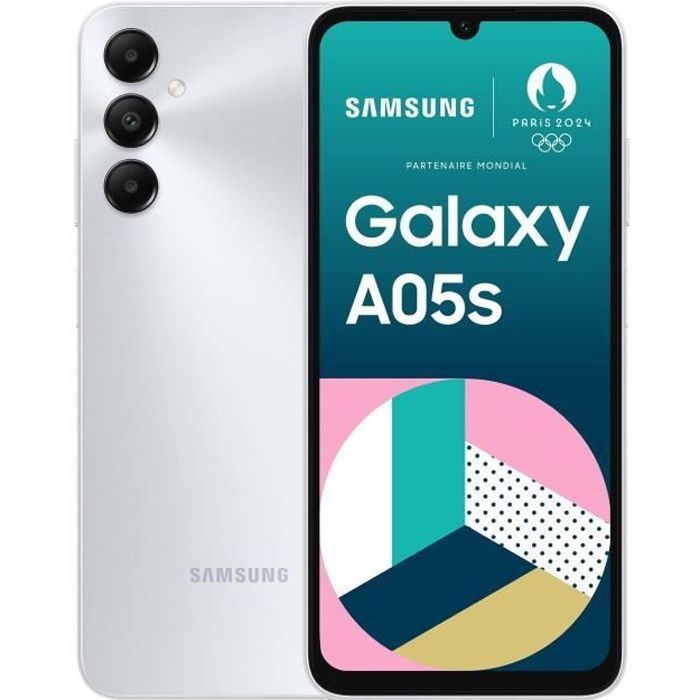 SAMSUNG Galaxy A05s Smartphone 128Go Argent