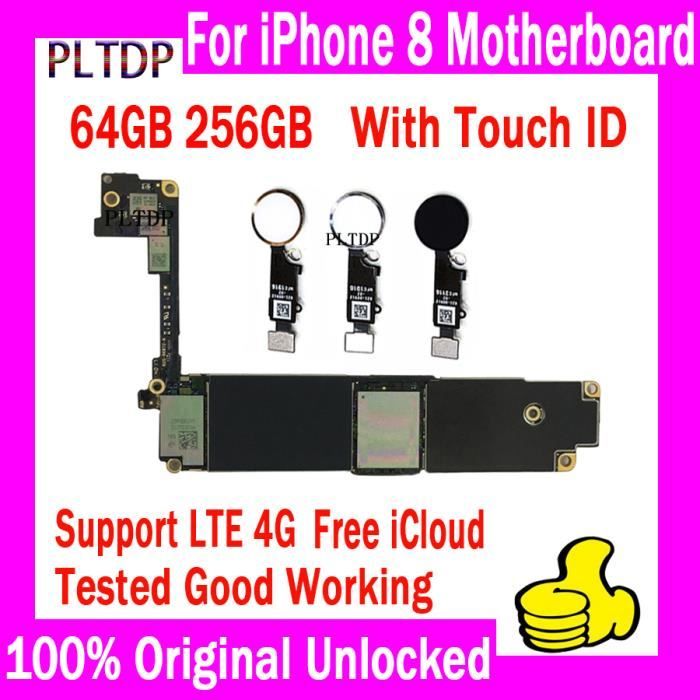 Carte Mère IPhone 8 256Go Avec ICloud - Pour Pièces, Ne Fonctionne Pas