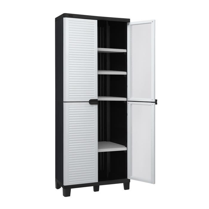 ALLIBERT Armoire de rangement haute Space Winner 167 cm Cdiscount