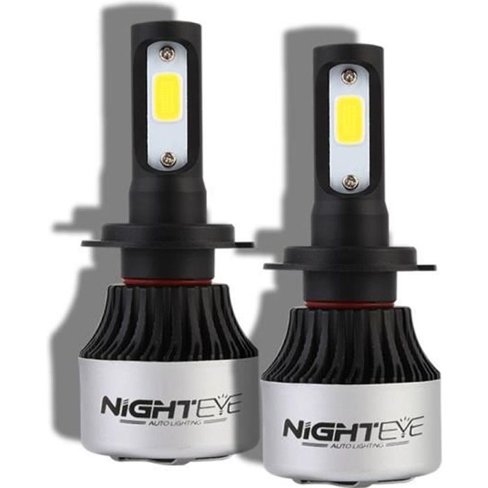 Nighteye 9000LM H7 led antibrouillard de phare ampoule canbus sans erreur anti scintillement
