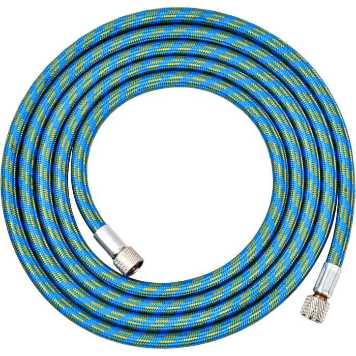 Tuyau d'aérographe - Dilwe - 2m - PU et laiton - Filetage femelle G1/8
