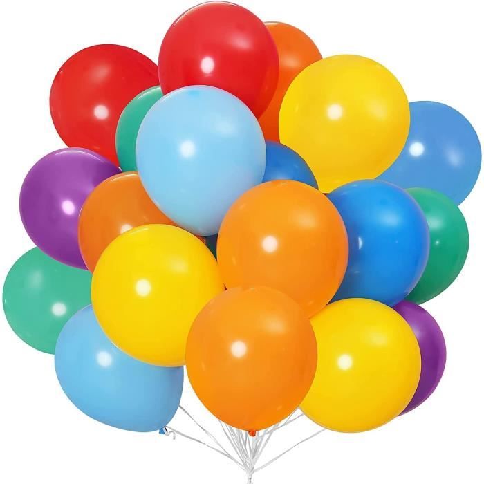 Lot De 200 Ballons Gonflable Anniversaire,Gros Ballon Anniversaire