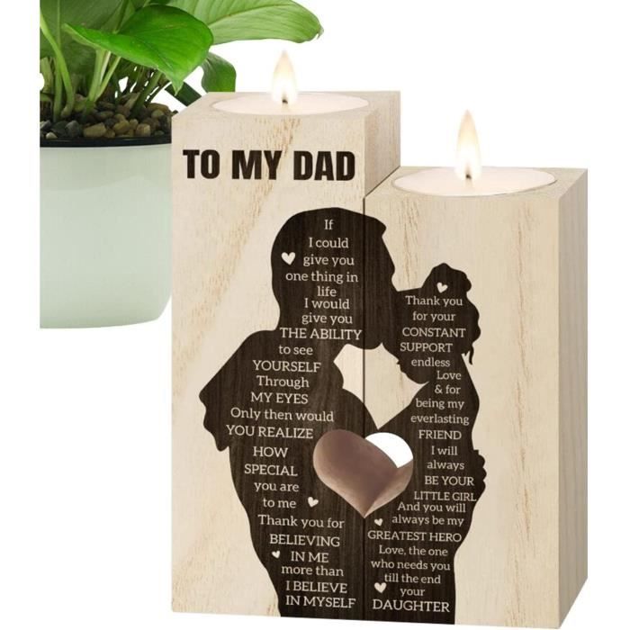 FUNSUEI Lot De 18 Bougeoirs En Bois Rustique, Pour Décoration De