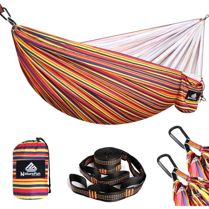 Hamac De Voyage EQUIP Léger 1 Place - Multicolore - Idéal Camping Et Randonnée