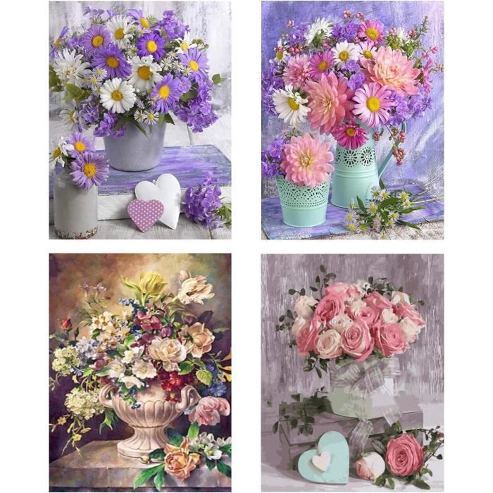 Diamant Peinture Dessous De Verr,8 PCS Lotus Dessous De | FindTheDeal