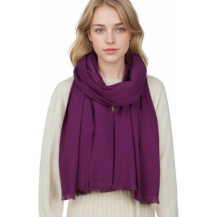 Écharpe Châle Pashmina Femme - Champagne - Etoles - Design Unique