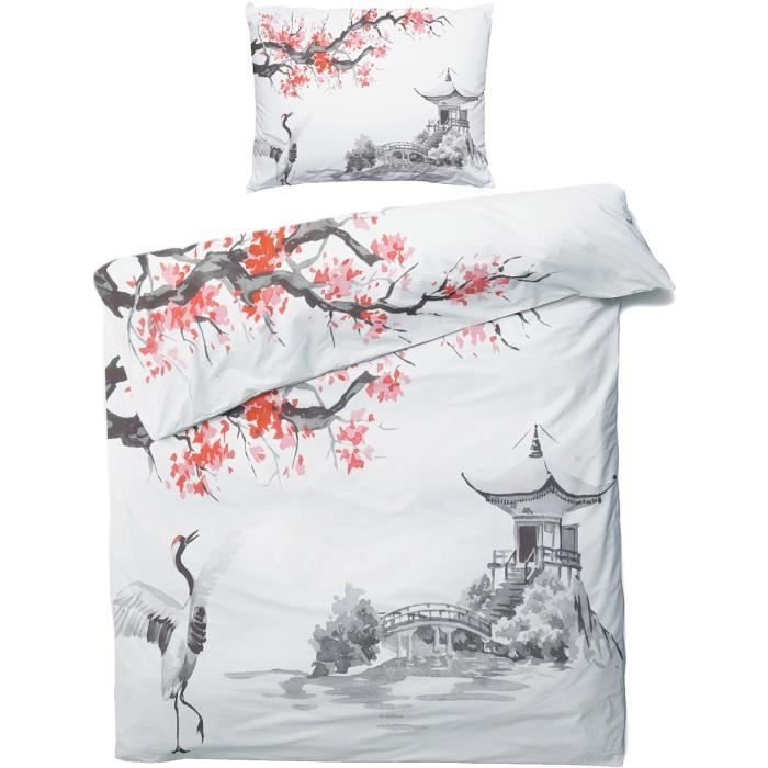 Design Art Ensemble de housse de couette asiatique Asian Artistry