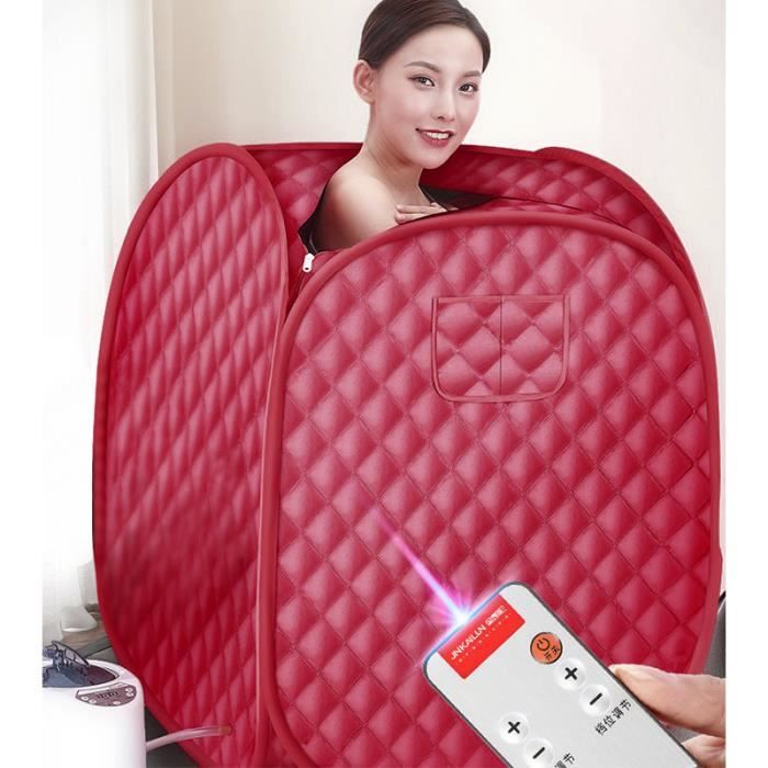 Bilingda® SAUNA INFRAROUGE 1 PLACE SAUNA PORTABLE SPA PERSONNE 2,5L